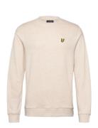 Lyle & Scott Heathered Crew Neck Sweatshirt Vit
