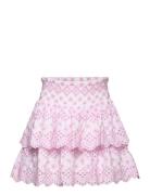 Lindex Skirt Schifflie Embroidery Rosa