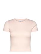 Gina Tricot Basic Tight Top Rosa