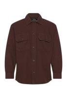 Mads Nørgaard Cotton Linen Work August Shirt Brun