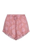 Hunkemöller Short Vis Satin Ruffle Rosa