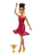 Barbie Ballroom Dancer Fashion Doll With Brown Styled Hair, Dancing Tr...