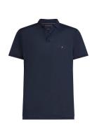 Tommy Hilfiger Pure Linen Reg Polo Marinblå