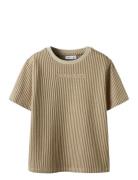 Name It Nkmharis Ss Nreg Top Beige