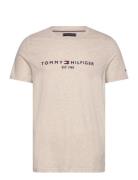 Tommy Hilfiger Tommy Logo Tee Kräm