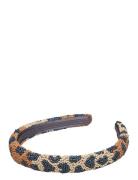 Becksöndergaard Leopa Slim Beaded Hairbrace Multi/patterned