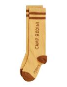 Mini Rodini Camp Rodini Knee-High Socks Beige