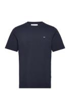 WOOD WOOD Wwessential Sami Classic Tshirt Marinblå