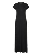 Lexington Clothing Flowy Jersey Maxi Dress Svart