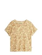 Mini Rodini Mini Leopard Aop Ss Tee Beige