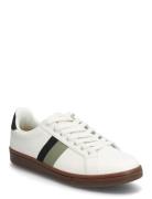 Fred Perry B721 Lthr/Tape Detail Vit