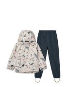 Liewood Pedia Rainwear Set Marinblå