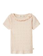 Lil'Atelier Nmfhulla Hua Ss Slim Top Lil Rosa