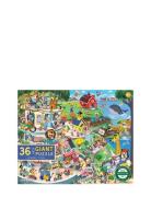 Eeboo Giant Puzzle 36 Pcs - Friendly Town Multi/patterned
