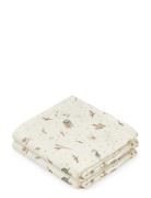 Cam Cam Copenhagen Muslin Cloth, Printed, 2 Pack Kräm
