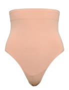 Hunkemöller Seamless Enhancing High Waisted Thong Beige