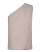 Ahlvar Gallery Elle Linen Tank Beige
