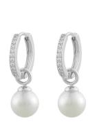 SNÖ Of Sweden Core Pearl Ring Ear S/White - Silver