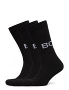 Björn Borg Classic Polyamide Crew Sock 3P Svart