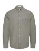 GANT Reg Poplin Shirt Grå