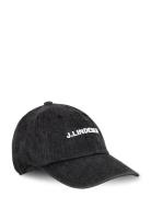 J. Lindeberg Pitstop Washed Cotton Cap Svart
