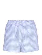 Gina Tricot Seersucker Shorts Blå