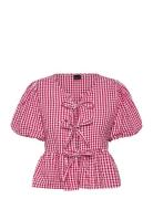 Gina Tricot Puff Sleeve Blouse Rosa