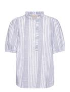 FREE/QUENT Blouse From Freequent In A Soft Material With A Striped Pri...