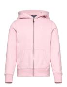 Ralph Lauren Kids Cotton-Blend-Fleece Full-Zip Hoodie Rosa