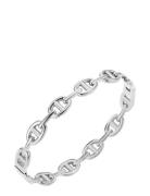 By Jolima Pattern Bangle Steel Silver