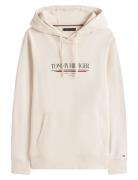 Tommy Hilfiger Brand Love Hilfiger Hoodie Kräm