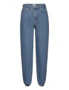 Selected Femme Slfemma Hw Aqua Blue Denim Jogger Jeans Blå