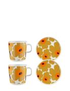 Marimekko Home Unikko Breakfast Set 4 Pcs Multi/patterned