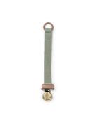 Elodie Details Pacifier Clip - Hazy Jade Khaki Green