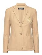 Lauren Ralph Lauren Bullion Jacquard Blazer Beige