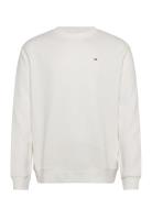 Tommy Jeans Tjm Reg S Flag Crew Ext Vit