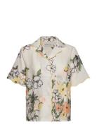 STINE GOYA 2133 Tencel, Scalloped Short Sleeve Vit