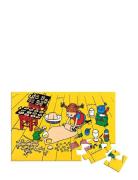 Pippi Langstrømpe Pippi Golvpussel, 24 Bitar Multi/patterned