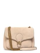 Lauren Ralph Lauren Suede Small Bradley Convertible Bag Vit
