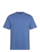 HAN Kjøbenhavn Monogram Embroidery Regular Tee Blå