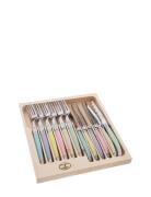 Jean Dubost Cutlery Set 12 Pcs Laguiole Multi/patterned