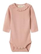 Lil'Atelier Nbfrachel Nis Ls Slim Body Lil Noos Rosa