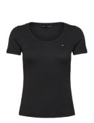 Tommy Jeans Tjw Reg Soft Rib Essential Ss Svart