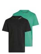 Calvin Klein Neck Embro 2-P T-Shirts Svart