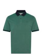 GANT 4-Col Oxford Ss Pique Grön