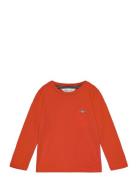 GANT Shield Ls T-Shirt Orange