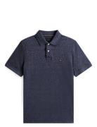 Tommy Hilfiger Mercerised Two T Reg Polo Marinblå
