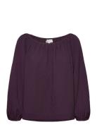 Rosemunde Rwkendall 3/4 Blouse Burgundy