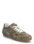 ALOHAS Tb.56 Suede Khaki Leather Sneakers Beige