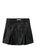 Name It Nkflinka Pu Skirt Svart